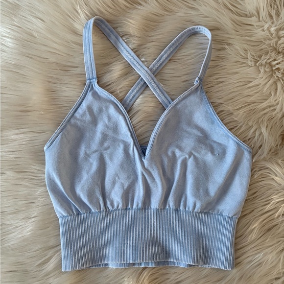 FREE PEOPLE Good Karma Crop Top Tank M/L - Picture 3 of 7